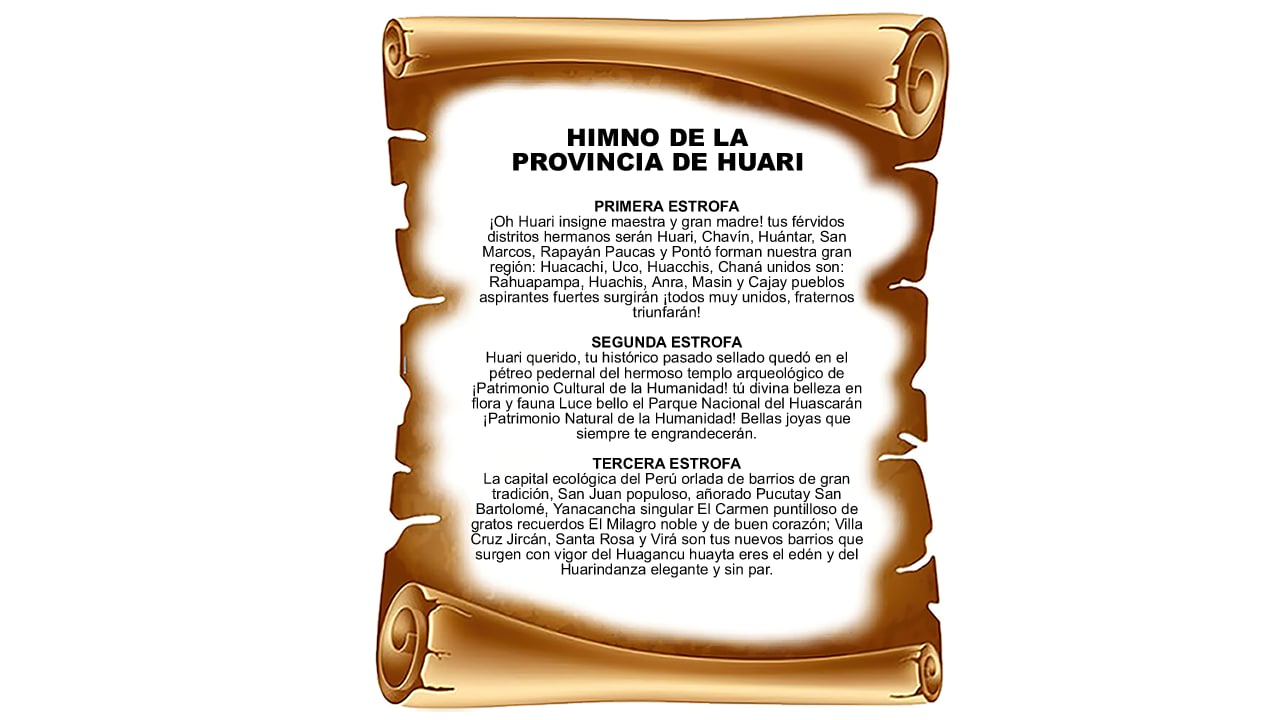 Himno de la Provincia de Huari